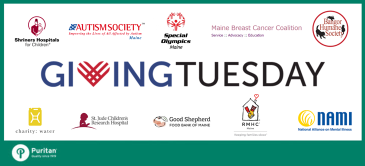 Puritan Celebrates Giving Tuesday